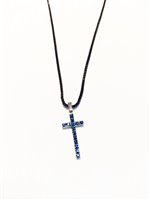 Collana Recarlo Uomo in Oro Zaffiro XE 088/BZAFD - XE 088/BZAFD